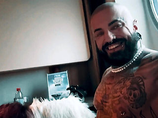 Messy Pierced Cock Blowjob on the Ferry – I Cum Deep in Her Mouth and Kiss Her Clean