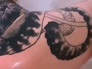 Big boobs milf masturbates with her dildo