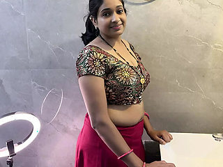 Stepmom Gets Nailed in Bathroom - Standing Doggystyle with Legs Up on Sink - Big Tits & Loud Moaning