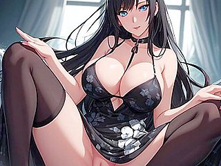 Girls And They Are Fingering Their Pussies And Their Boobs Are Visible And They Are Lying On The Bed - Car Toon, 3d Animated And Hentai Anime