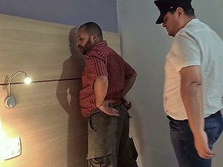 Bear Cop Investigation: Sensual Interrogation with Heavyhitterboxer