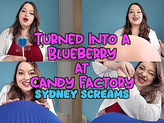 Turned Into a Blueberry at Candy Factory
