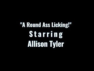 Busty babe Allison Tyler Gets tight Ass licked at AllAnal!