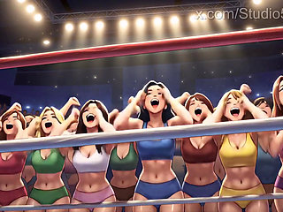 Femdom Boxing Promoter, Public Boot Worship and Punishment