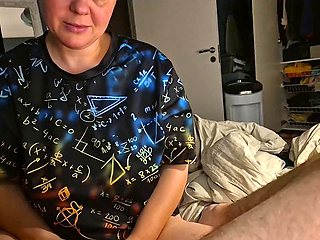 SwitchMixCouple Teacher Cranks Tight Cockring for Epic Blowjob