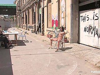 Susana Abril Fully Nude in Central Square