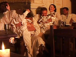 Great Orgy in the 18th Century Venetian Inn