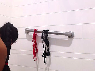 Barbiie Getting in the Shower
