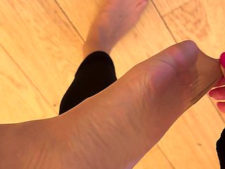 Hawt Blonde milf in foot Fetish tube scene