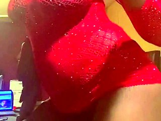 Amateur striptease and Solo masturbation