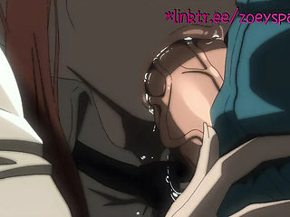 Makima Gets Fucked by Monster Cock in Anime Hentai