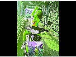Real Public Porn Planet Hulk Parody Green World