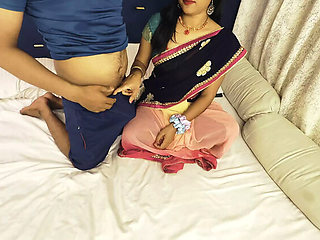 Desi Bhabhi Mahi 2224 Gives Hot Blowjob & Takes Cum in Mouth - Indian Homemade Sex