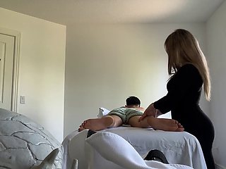 Genuine Portuguese masseuse succumbs to massive Chinese dick during 4th meeting