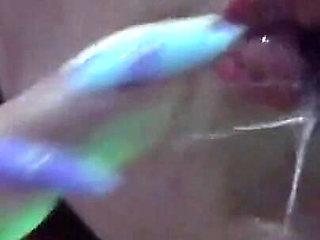 Amazing!! He Has Swallowed a Very Long Cord with Large Bright Green Lights in the Shape of Spiders.