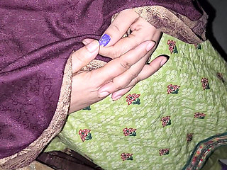 Smooth Aunty's Big Boobs Amateur Massage with Hindi Talking