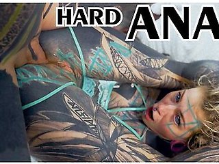 Ink Girl Ball Deep Anal Piledriver Fuck In Bedroom - Atm, Bj, Prolapse, Gape