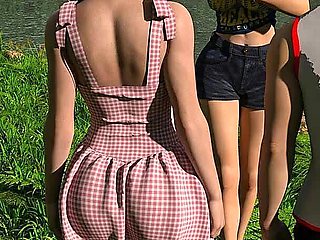 Nursing back to pleasure: sexy girls in bikini are playing volleyball ep 48