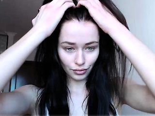 Hottest brunette solo webcam masturbation 2