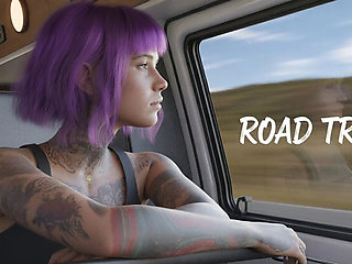 Hot Road Trip: Teen Gets Fucked Hard in Campervan - Hentai 3D