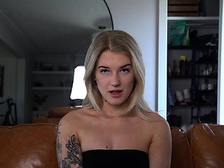 Lovely Blonde With Tight Pussy Masturbate Solo
