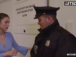 Teen Duo Richy  Vinna Reed Wreck in Double Penetration Threesome with Big Dick Cop