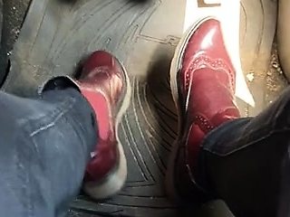 Maitresse Madelines solo foot fetish POV