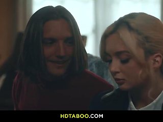 Lexi Lore, Parker Ambrose and Axel Haze Slam Into Double-Penetration Threesome Pounding