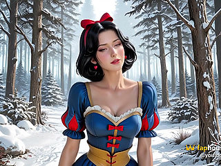 Snow White Didn't Wait for Her Prince and Went to Lure Him with Her Vagina in the Ai Adaptation