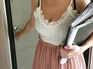 Seduced and Fucked His Shy Teacher - Russian Amateur with Conversations
