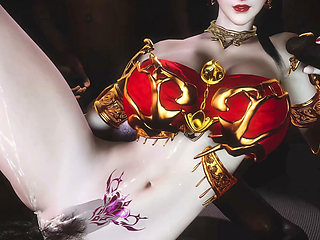 3D Big Boobs Cosplay Super Model Have Gangbang Sex