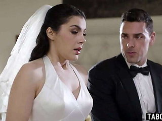 Italian Bride Valentina Nappi's Wedding Day Anal Plugging