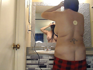Saggy Shorts While Getting Ready