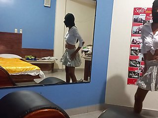 Indian Brunette Gets Hot on Her Birthday and Dances Sexy in the Mirror