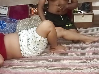 Indian Porn WIth Stepsister Kajal and Stepbrother Nvn, Pussy Licking and Sucking