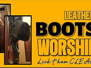 Leather Boots Worship