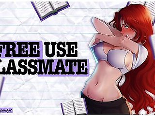 Nerdy Girl Fucked In The Library Hentai Asmr Audio Roleplay