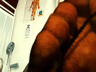 Horny amateur girls with a foot fetish play along