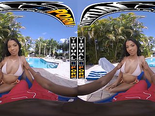 Eden West gets her tight pussy pounded in VR while enjoying a garden of Eden garden experience