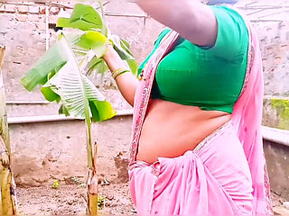 Village Aunty with Big Boobs Dirty Talks Owner While Fucking