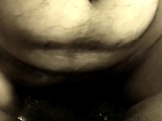 Bush Penetration Close-Up - Hairy Amateur Mature Girl POV