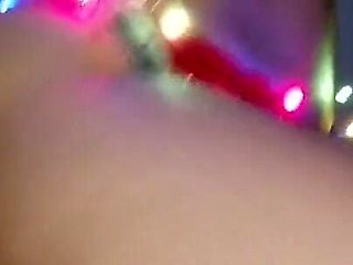 MILF Tangled in Christmas Lights