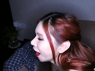 Busty Asian Girl Invites Us Again to Get Pounded in the Dark!!!