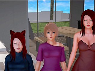 Steamy adult visual novel featuring erotic tales and anime action