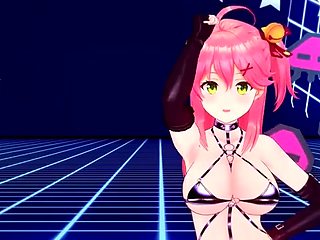 MMD sakura miko [Haniwa's Miniature Garden]