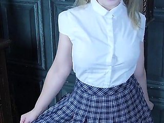 Schoolgirl Tease JOI