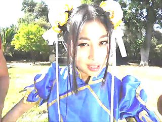 Melody Marks Flexible Ballerina Cosplay Parody: She Bends Way Back Over and Deepthroats John Wick