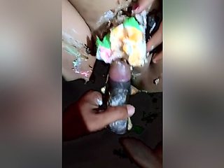 Hindi Sex In Tamil Stepmoms Birthday Celebration With Cack Ceremony And Fucking Enjoying