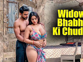 Hot Indian Widow Bhabhi Seduced and Fucked Hard by Young Boy in Her House - Doggy & Missionary
