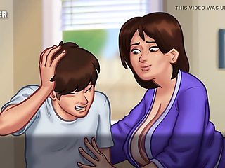 Stepmom investigation in summertime saga gameplay session